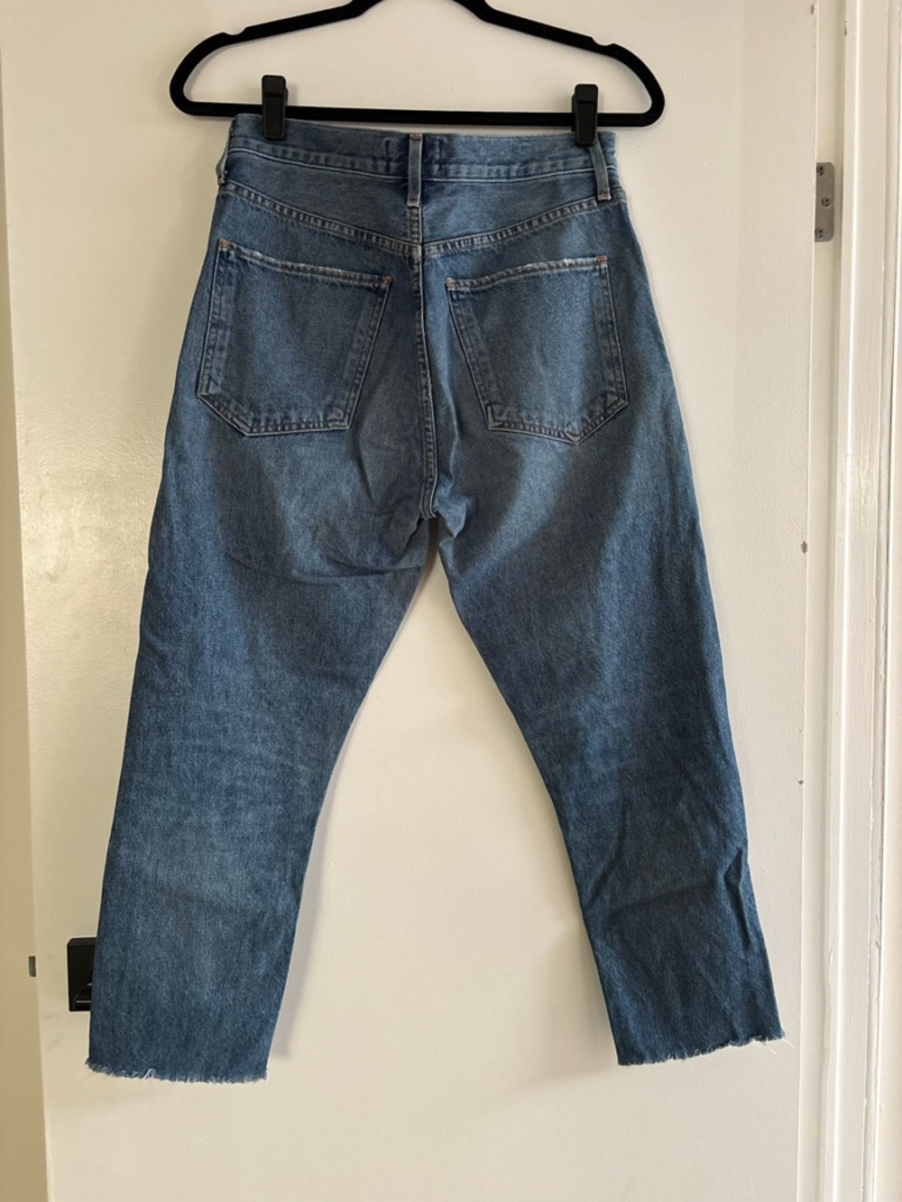 Agolde High-Rise Straight Leg Jeans - Picture 3 of 5